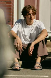 Boxy T-Shirt With Pocket (Size: )