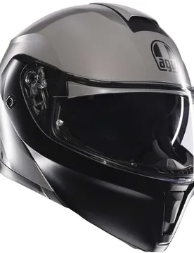 Casco Moto Modulare STREETMODULAR RESIA Opaco Grigio Ner taglia M - AGV - FashionsVida