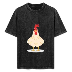 Cute Chicken T-Shirt Classic Print Short Sleeve Shirt
