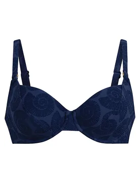 Top de bikini para mujer Seashell Rubina azul oscuro 44E - Anita - FashionsVida