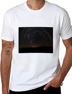 Polaris (North Star) Star Trails at Kissimmee Prairie State Park, Florida T-Shirt man t shirts for men T-Shirt - Aliexpress - FashionsVida