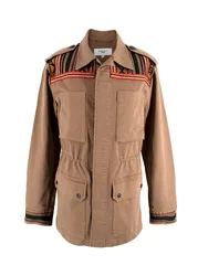 Embroidered Trim Field Jacket