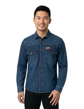 Hugo Camicia Ebant 10280315 Bright Blue XS
