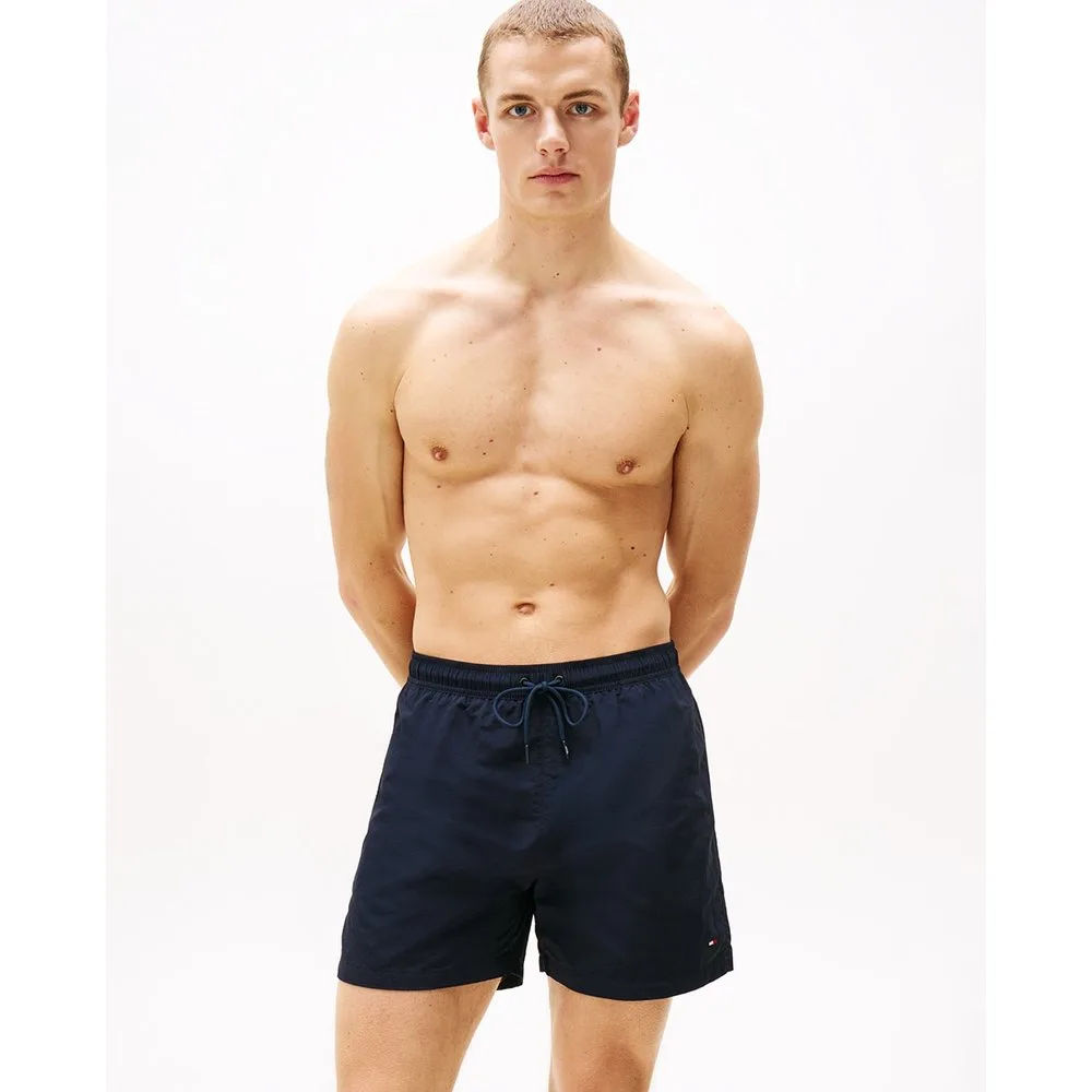 Bañador de caballero liso con cintura ajustable - Tommy Hilfiger - FashionsVida