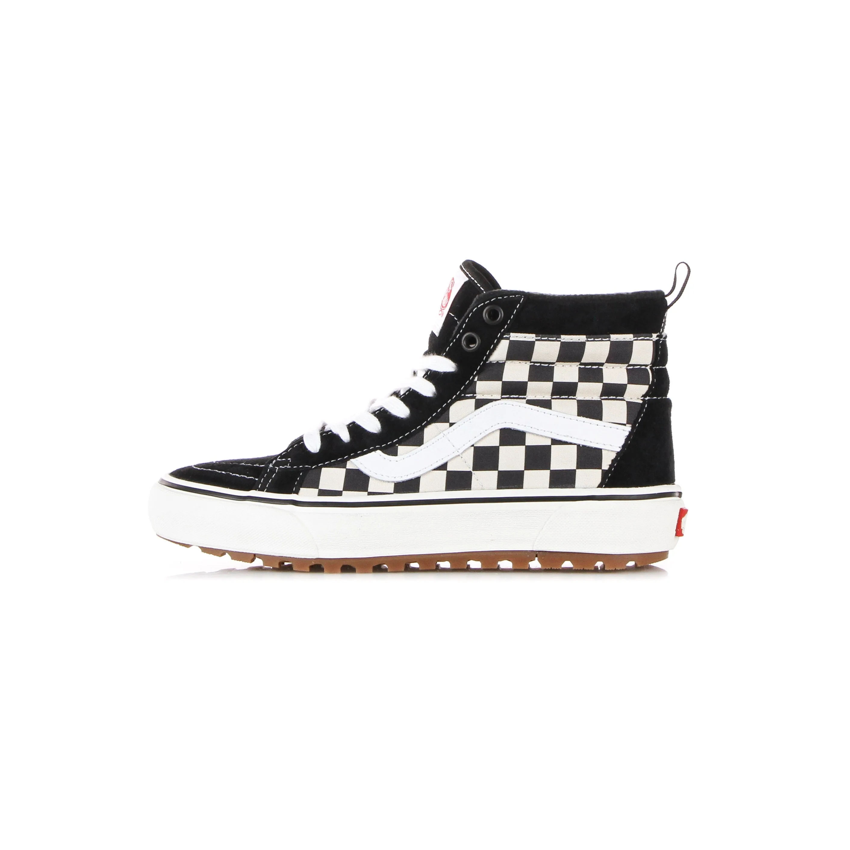 Scarpa Alta Uomo Sk8-hi Mte-1 Black/white/checkerboard - Vans - FashionsVida