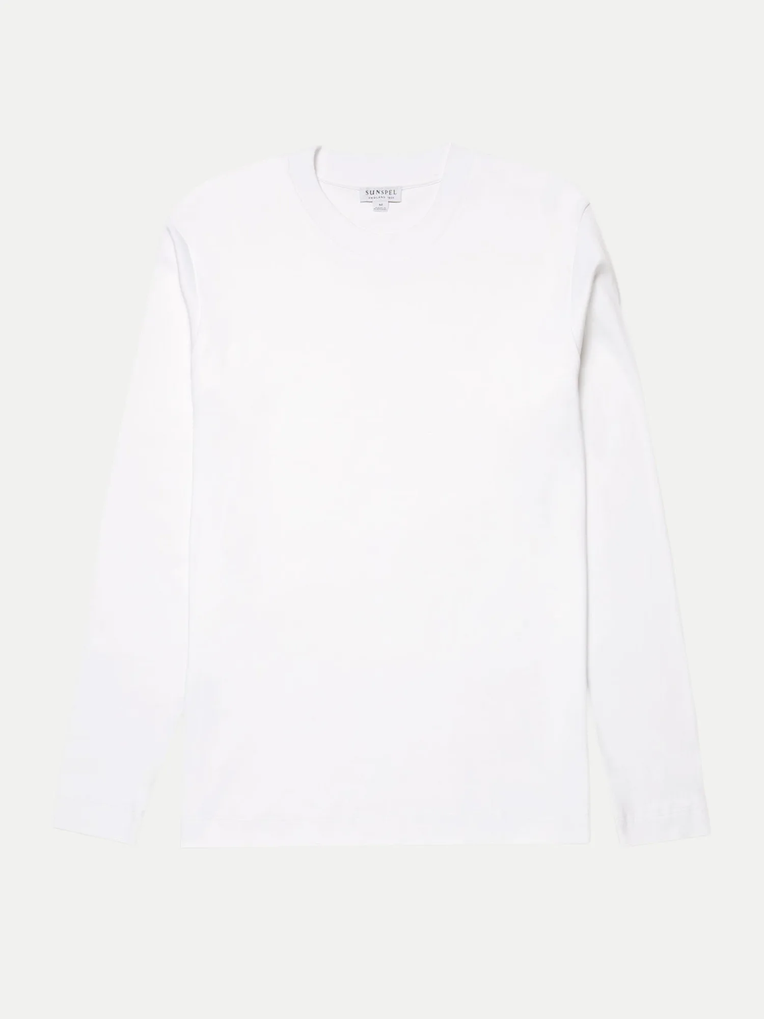 Sweatshirt mit gebürsteter Oberfläche Weiß L - Sunspel - FashionsVida