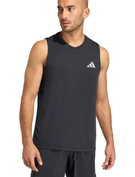Run essentials camiseta entrenamiento tirantes hombre Negro (XL) - Adidas - FashionsVida