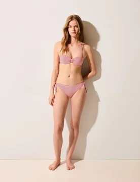 Braguita bikini textura y rayas - Easy Wear - FashionsVida