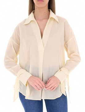 Blusa scollo a V VANIGLIA 46