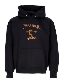 Felpa Cappuccio Uomo Gonz Hoodie Black/orange