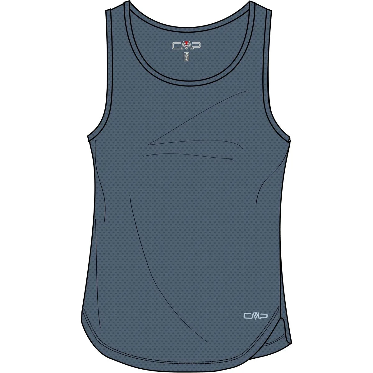 CMP Top Damen Tanktop, blau 44 - CMP - FashionsVida