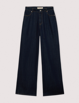TRUSSARDI jeans wide fit donna blue