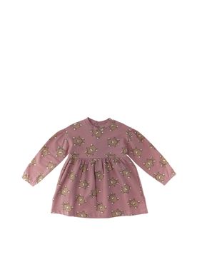 Abito in cotone ROSA ANTICO 18M