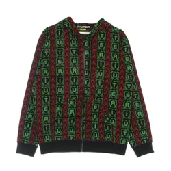 Felpa Leggera Cappuccio Zip Uomo Lovely Jacquard Zip Hoodie Multi