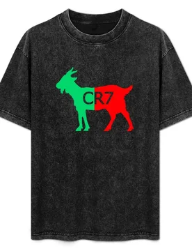 CR7 GOAT Tuga T-Shirt Plus Size Basic Short Sleeve Top - Aliexpress - FashionsVida