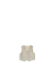 MAYORAL Gilet misto lino BEIGE 2A