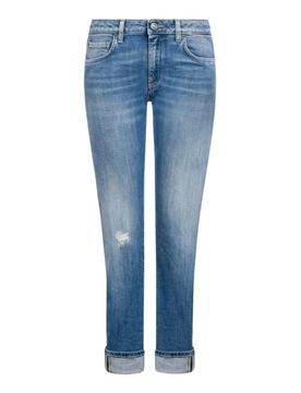 Jeans donna - jeans 5tasche slim - blu