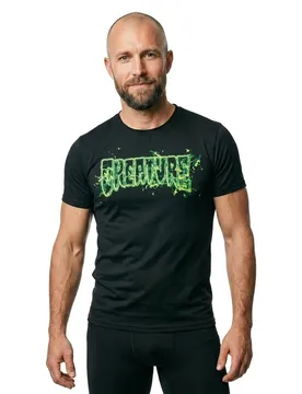 T-shirt à Manches Courtes Inferno Logo Outline Black L
