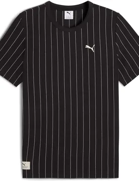 Class Striped Herren T-Shirt, schwarz M - Puma - FashionsVida