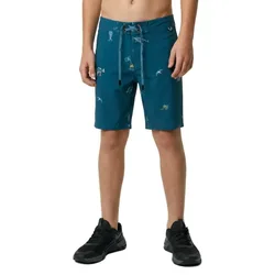 Short De Bain Crew Boardshort Navy 25 Garçon