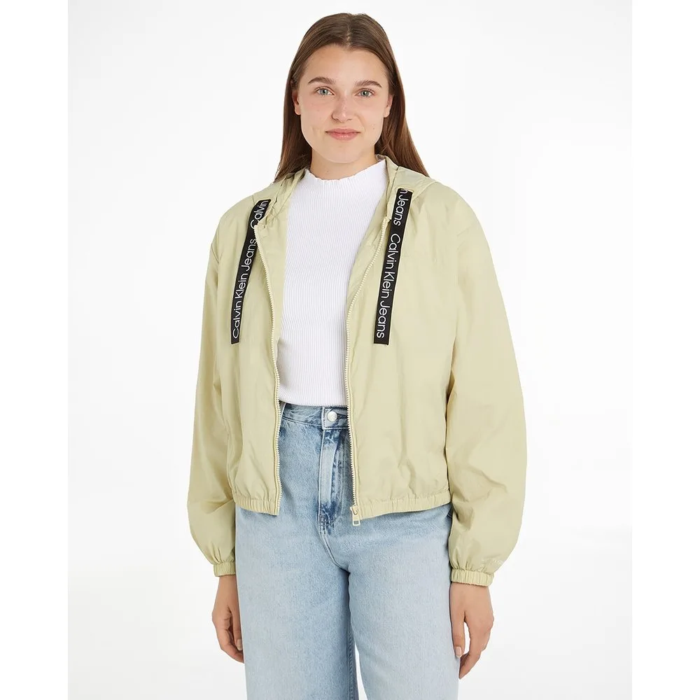 Cortavientos Mujer holgado de nailon arrugado - Calvin Klein Jeans - FashionsVida