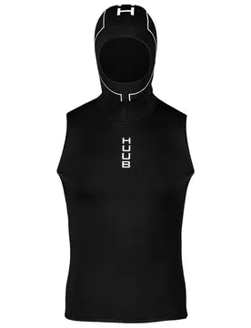 T-shirt Thermique Sans Manches Hooded Neoprene Black XL Homme