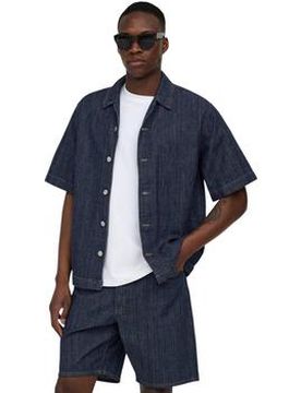 Kurzarm Hemdbluse Onswayne S/s Db 7354 Azg Dnm Shirt 22037354 Eu S;Eu M Male