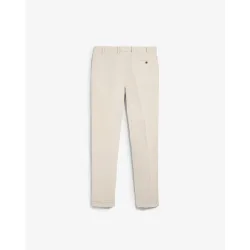 Pantalón de traje de hombre regular fit con trabillas