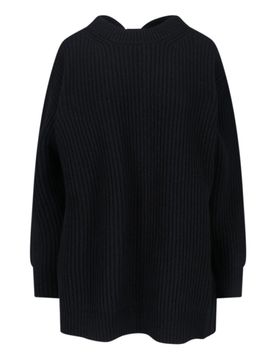 Vestito Maglione In Misto Lana