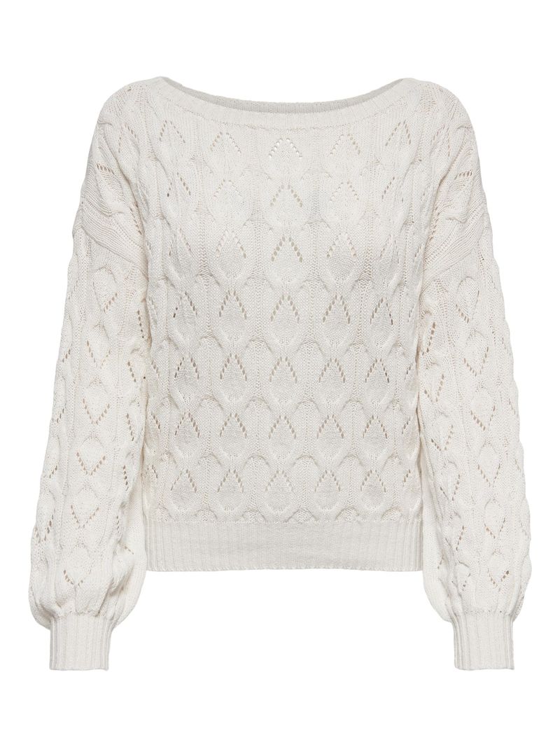 ONLY Jersey 'ONLBrynn' blanco lana