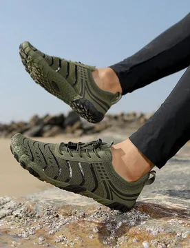 Par de zapatos de agua unisex, zapatos acuáticos antideslizantes y ligeros para actividades acuáticas, senderismo al aire libre, natación, pesca, n - Shein - FashionsVida