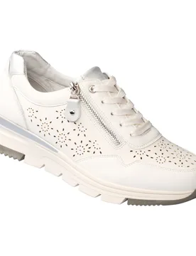 Komfort-Sneaker mit Leder „Isabelle“ weiss 40 Damen - wonderwalk - FashionsVida