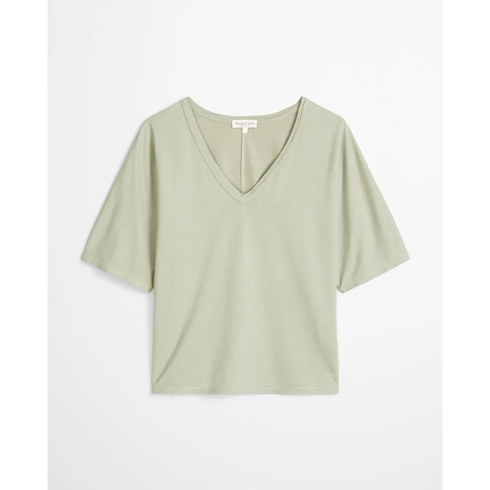 Camiseta suelta con mangas recortadas - MARC O'POLO - FashionsVida