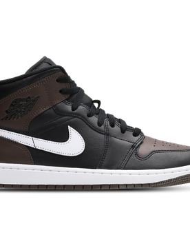 Aj1 Mid Herren Sneaker - Braun - Größe 42.5 - Leder, Synthetik Brown 42.5
