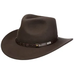 Crossroads Crushable Wool Hat by - brown - Size: L (58-59 cm)