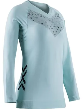 Maglietta A Maniche Lunghe Twyce Run Clearwater / Black M - X-BIONIC - FashionsVida