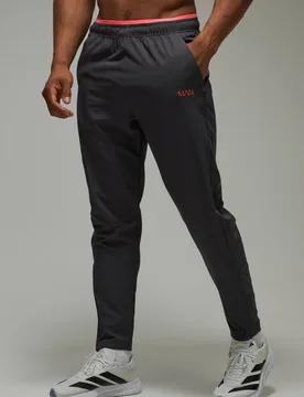 Herren Herren Active Neon Logo Jogginghose Charcoal Größe Medium - boohooMAN - FashionsVida