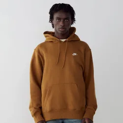 Hoodie Club Small Logo marron/blanc xs