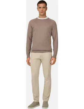 Vaquero de algodón y tencel elástico - Boggi Milano - FashionsVida