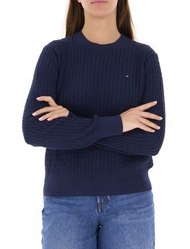 Maglione a trecce BLU NAVY L