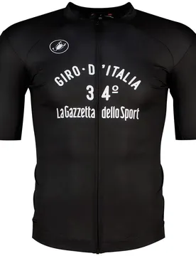 Maglia A Maniche Corte Vintage Giro D´italia 2026 Black