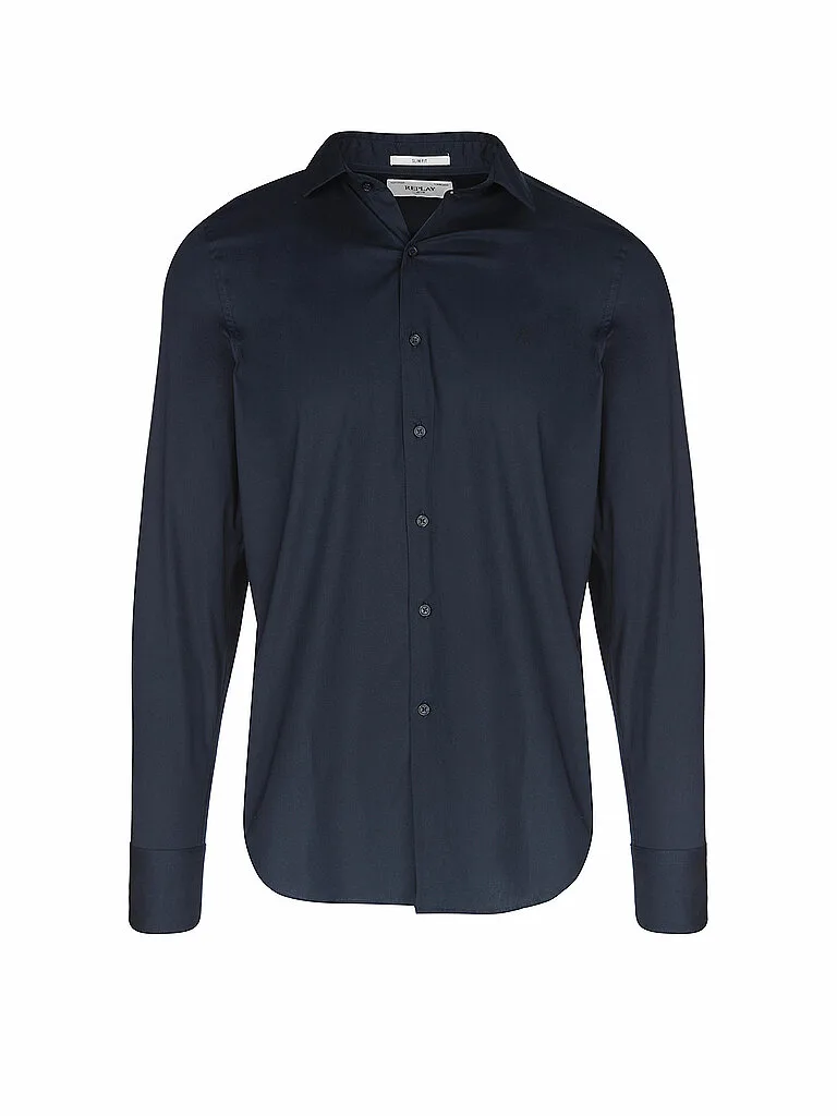 Replay Camicia Slim Fit blu XXL - Replay - FashionsVida