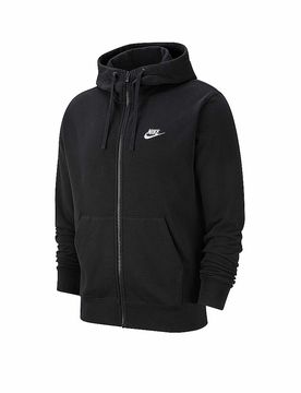 Sudadera con capucha para hombre Sportswear Club negro XXL