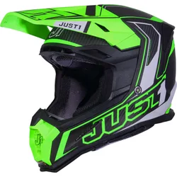 Casco Moto Cross Enduro in Carbonio J22 Carbon Fluo Ve taglia M