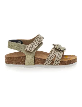Sandali Oro Chiusura con Velcro Bio 257712 26 - Pittarello - FashionsVida