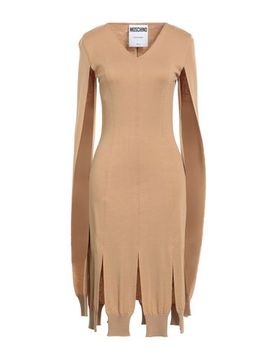 Vestido midi Mujer Camel 36,38 Mujer