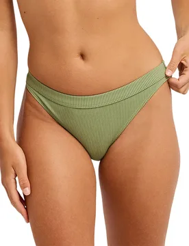 Slip Bikini Love Classic Oil Green L - Roxy - FashionsVida