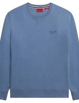 Felpa Essential Logo Ricondizionato Moonlight Blue S