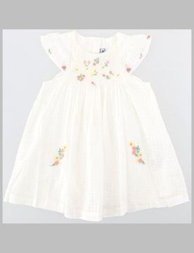 Girls Mini Dress, Embroidered-Style Classic Dress for Spring/Summer 2026
