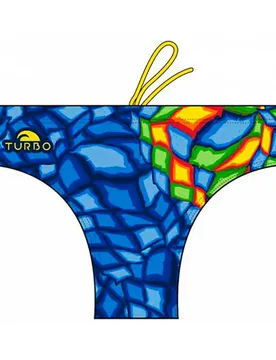 Crystal Swimming Brief Multicolor S Men - TURBO - FashionsVida